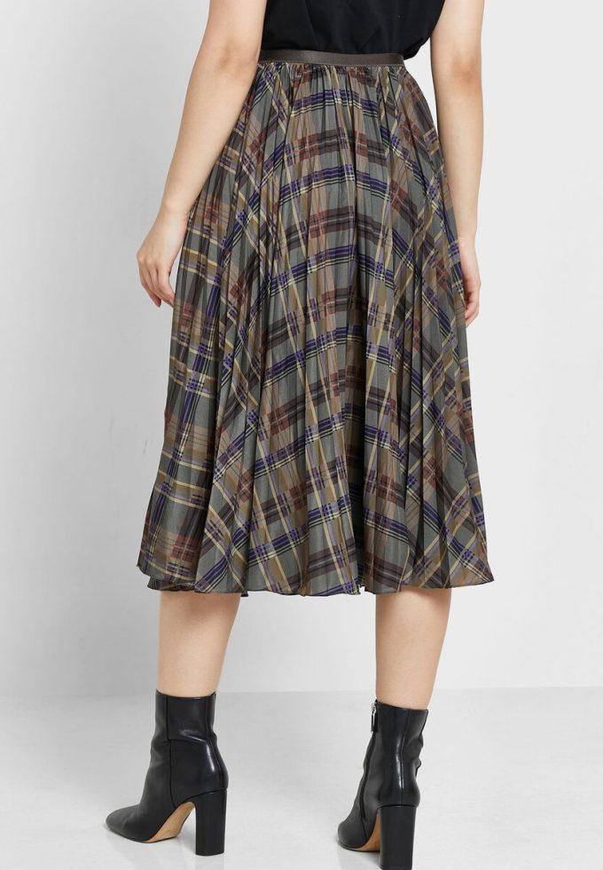 Mehrfarbige Plissierte Röcke mit hoher Taille von Ralph Lauren für Damen