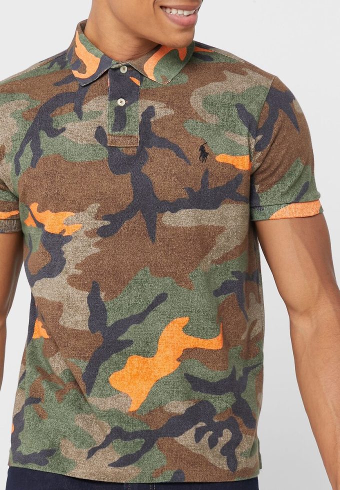 Mehrfarbige Poloshirts mit Camouflage-Muster für Herren von Ralph Lauren Mehrfarbige Poloshirts mit Camouflage-Muster für Herren von Ralph Lauren