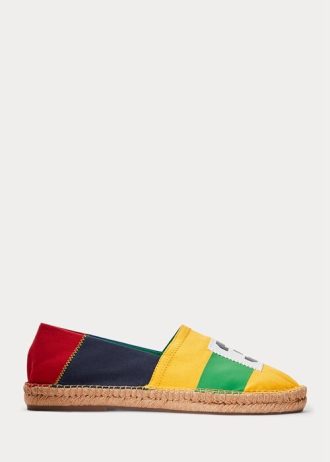 Mehrfarbige Ralph Lauren Cevio CP-93 Color-Blocked Espadrille für Herren
