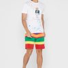 Mehrfarbige Ralph Lauren Colour Block-Shorts für Herren