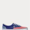 Mehrfarbige Ralph Lauren Keaton Cord-Sneaker im Color-Blocking-Stil für Herren