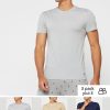 Mehrfarbige Ralph Lauren T-Shirts mit Rundhalsausschnitt im 3er-Pack für Herren