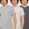 Mehrfarbige Ralph Lauren T-Shirts mit Rundhalsausschnitt im 3er-Pack für Herren