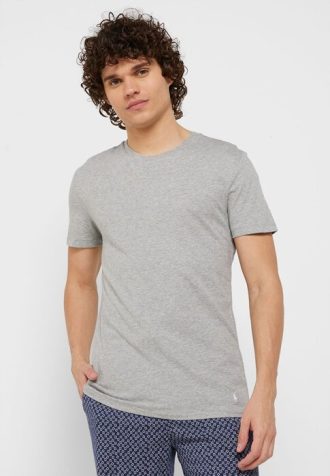 Mehrfarbige Ralph Lauren T-Shirts mit Rundhalsausschnitt im 3er-Pack für Herren