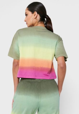 Mehrfarbige Ralph Lauren T-Shirts mit Rundhalsausschnitt und Grafik für Damen