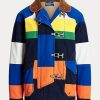 Mehrfarbige Ralph Lauren The Cortland Patchwork-Jacken für Herren