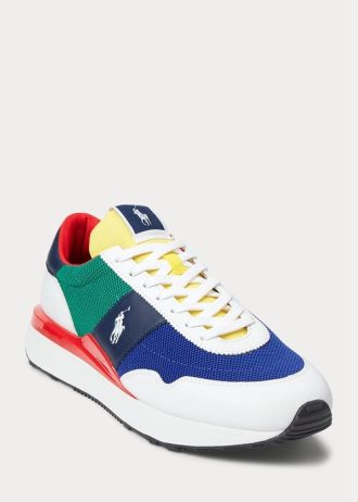 Mehrfarbige Ralph Lauren Train 89 Color-Blocking-Sneaker für Herren