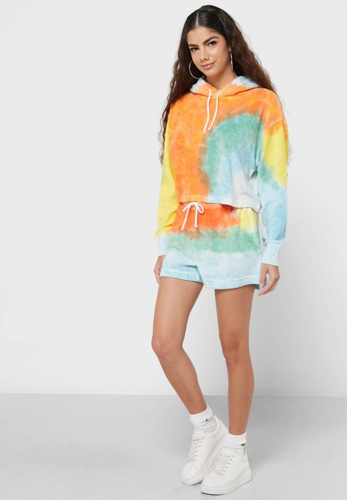 Mehrfarbiger Ralph Lauren Pullover-Strick-Hoodie für Damen