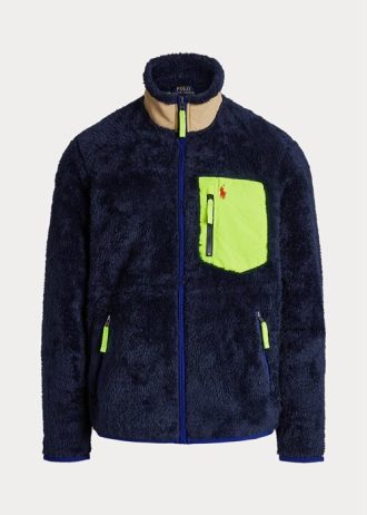 Navy Multicolor Herren Ralph Lauren Windblockierende Hybridjacken