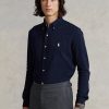 Navyblaue Ralph Lauren Featherweight Mesh-Hemden für Herren