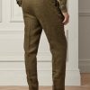 Olivgrüne Anzughose aus Leinen von Ralph Lauren Gregory für Herren