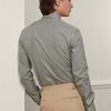 Olivgrüne formelle Hemden mit Gingham-Muster für Herren von Ralph Lauren