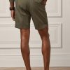 Olivgrüne, maßgeschneiderte Stretch-Chino-Shorts von Ralph Lauren für Herren
