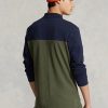 Olivgrüne Poloshirts aus Mesh im Classic Fit von Ralph Lauren für Herren