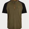 Olivgrüne Poloshirts für Herren von Ralph Lauren in Slim Fit