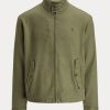 Olivgrüne Ralph Lauren Jacken aus Leinenmischung mit Fischgrätenmuster für Herren