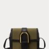 Olivgrüne Ralph Lauren Welington Umhängetaschen aus Canvas für Damen