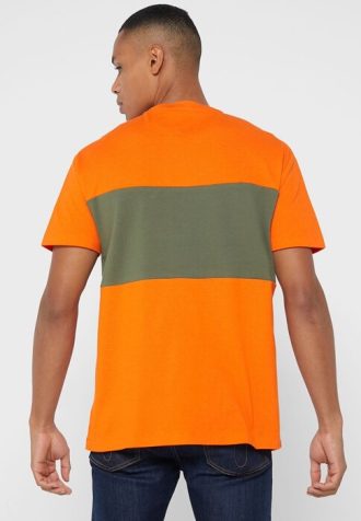 Orange Herren Ralph Lauren Logo Rundhals T-Shirts