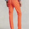 Orangefarbene Stretch-Chinohose im Slim Fit von Ralph Lauren für Herren