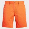 Orangefarbene Stretch-Chinoshorts für Herren von Ralph Lauren im Straight Fit