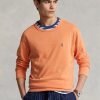 Orangefarbenes Ralph Lauren Spa Terry-Sweatshirt für Herren