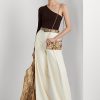 Parchment Damen Ralph Lauren Faux-Snakeskin Medium Adair Crossbody Bags