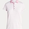 Rosa Poloshirts aus Jersey im Tailored Fit von Ralph Lauren für Damen