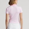 Rosa Poloshirts aus Jersey im Tailored Fit von Ralph Lauren für Damen