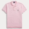 Rosa Poloshirts aus Mesh im Classic Fit von Ralph Lauren für Damen