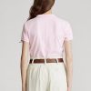 Rosa Poloshirts aus Mesh im Classic Fit von Ralph Lauren für Damen