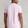 Rosa Poloshirts aus Mesh im Custom-Slim-Fit von Ralph Lauren für Herren