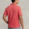 Rosa Poloshirts mit klassischer Passform und Netztasche für Herren von Ralph Lauren