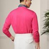 Rosa Ralph Lauren Baumwollpullover mit Rundhalsausschnitt für Herren