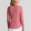 Rosa Ralph Lauren Jersey-Pullover mit Viertelreißverschluss für Damen