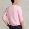 Rosa Ralph Lauren Slim Fit Pullover aus strukturierter Baumwolle für Herren