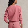 Rosa Ralph Lauren Sweatshirts mit Rundhalsausschnitt aus Bio-Baumwolle für Damen