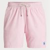 Rosa Ralph Lauren Traveller Badeshorts für Herren