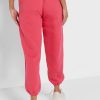 Rosafarbene Ralph Lauren Jogginghose mit hoher Taille und Knöchelpartie für Damen