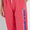 Rosafarbene Ralph Lauren Jogginghose mit hoher Taille und Knöchelpartie für Damen
