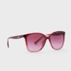 Rote Damen-Wayfarer-Sonnenbrille Ralph Lauren 0Ra5281U