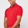 Rote Poloshirts aus Mesh von Ralph Lauren für Herren