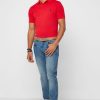 Rote Poloshirts aus Mesh von Ralph Lauren für Herren