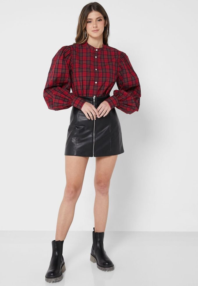 Rote Ralph Lauren Button-Down-Oberteile für Damen