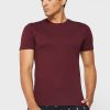 Rote Ralph Lauren Herren-T-Shirts mit Rundhalsausschnitt im 3er-Pack