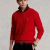 Rote Ralph Lauren Lunar New Year Woll-Kaschmir-Pullover für Herren