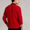 Rote Ralph Lauren Lunar New Year Woll-Kaschmir-Pullover für Herren