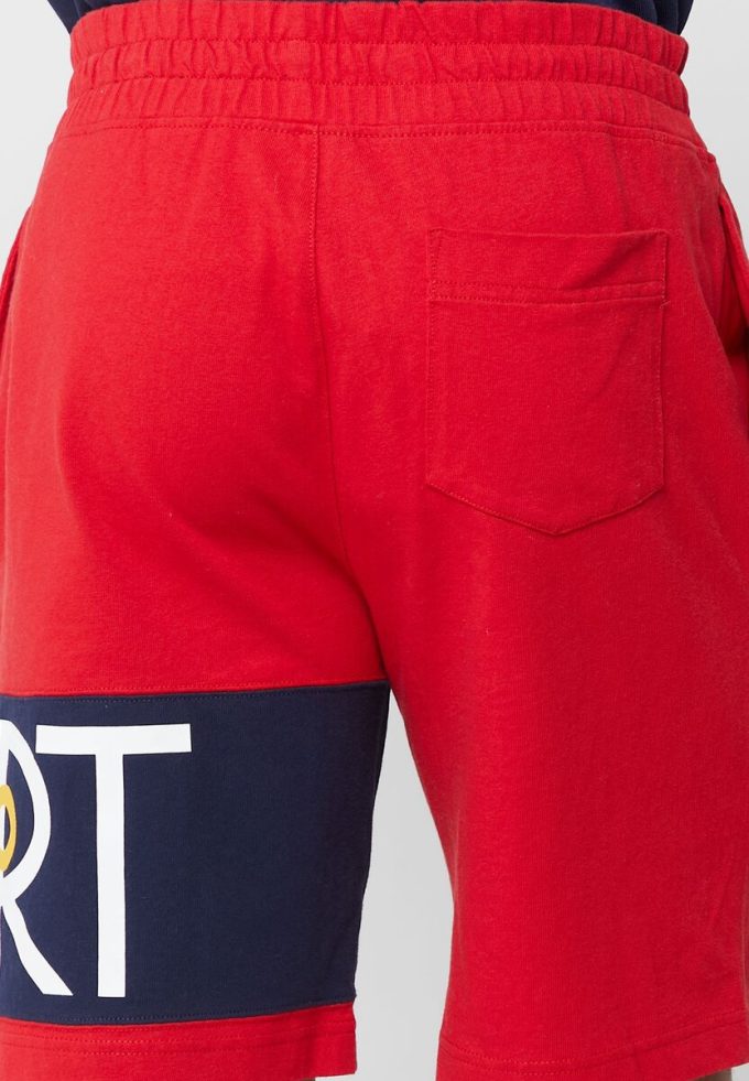 Rote Shorts mit Ralph Lauren-Logo für Herren