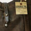 Schwarz über Braun Damen Ralph Lauren Leder Tragetaschen