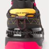 Schwarz / Gelbe Ralph Lauren PS200 Sneakers für Herren