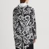 Schwarz / Weiß Damen Ralph Lauren Floral Ripstop Kapuzen-Windjacke
